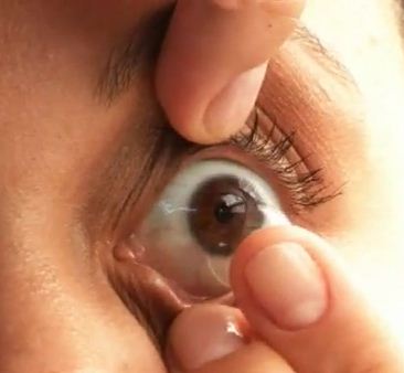 lentes de contato gelatinosas Como colocar lentes de contato gelatinosas