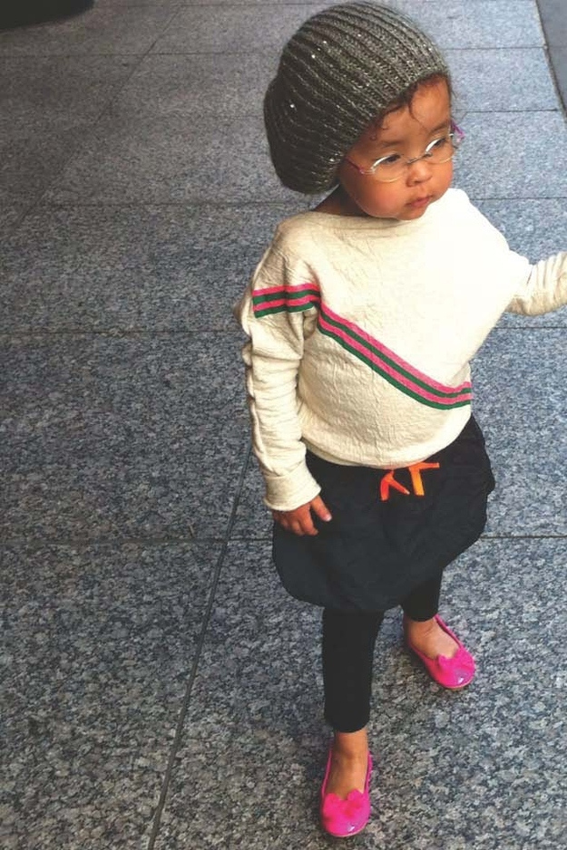 Menina estilosa