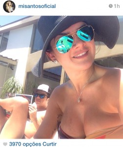 Mirella Santos e seu marido